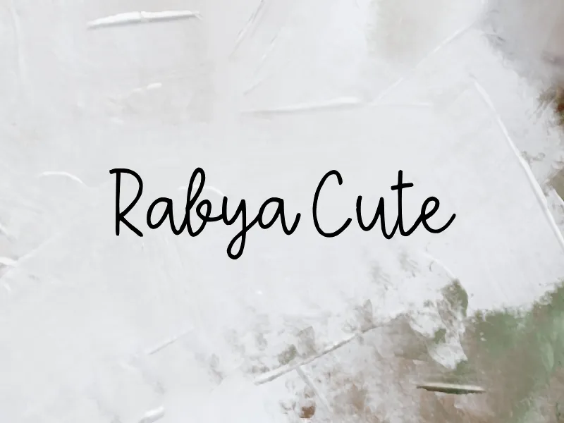 Rabya Cute author illustration