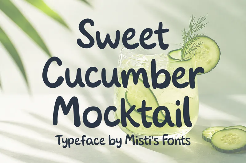 Sweet Cucumber Mocktail author illustration