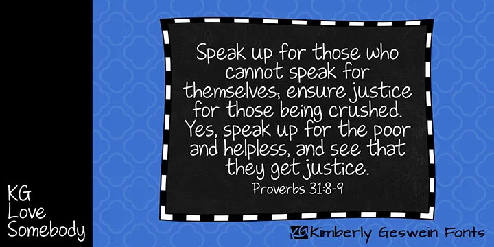 KG Love Somebody author illustration