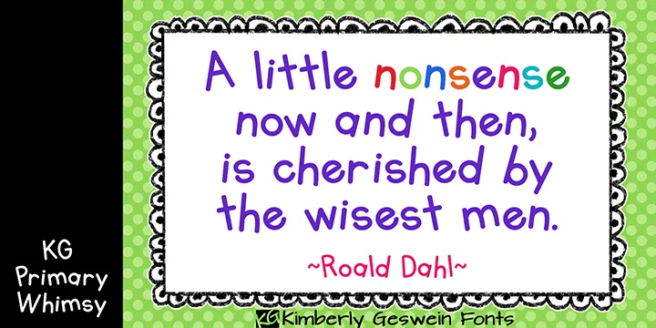 KG Primary Whimsy author illustration