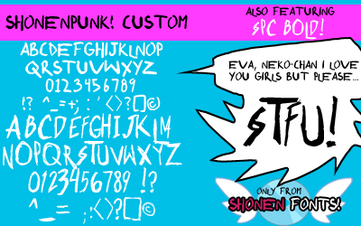 shonen punk! custom author illustration