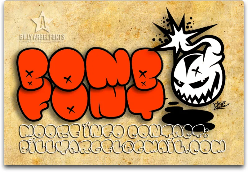 BOMB FONT author illustration