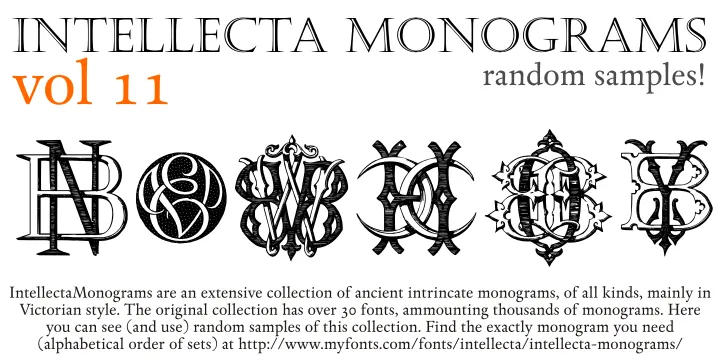 Intellecta Monograms Random Samples Eleven author illustration