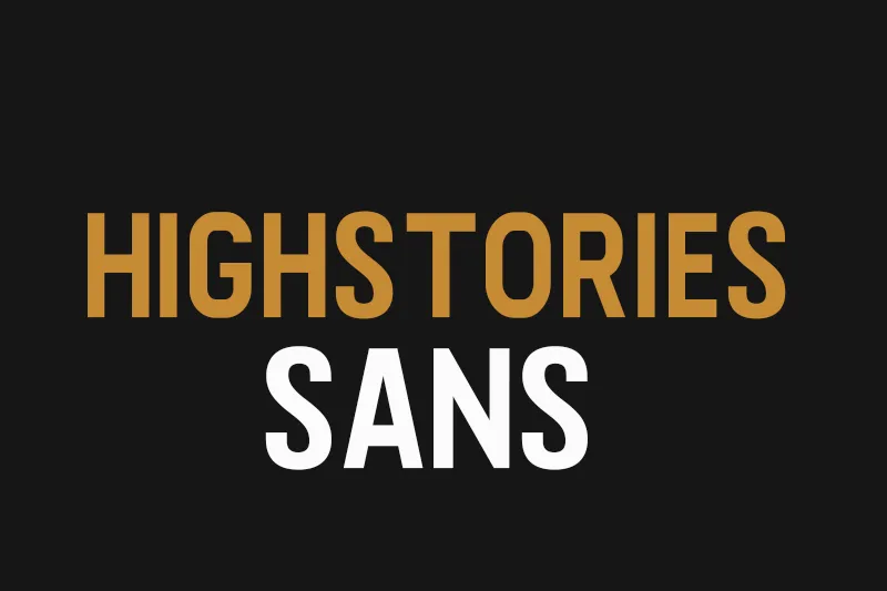 Highstories Sans author illustration
