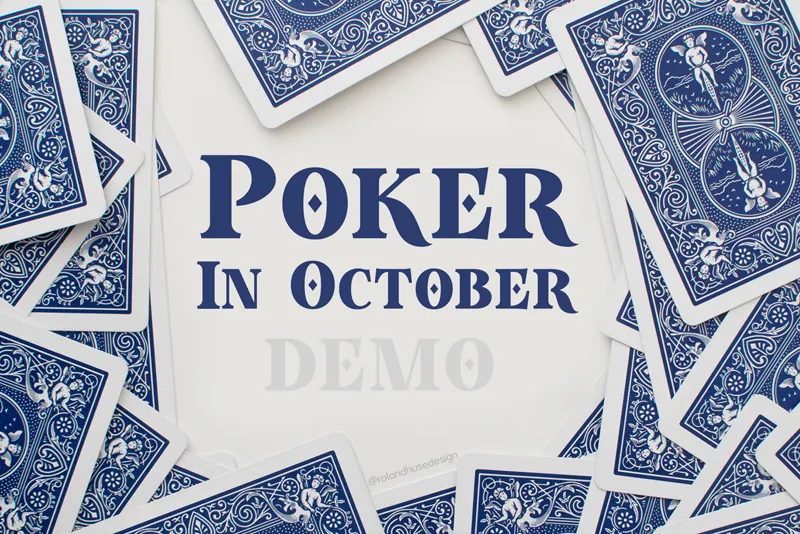 Poker In October author illustration