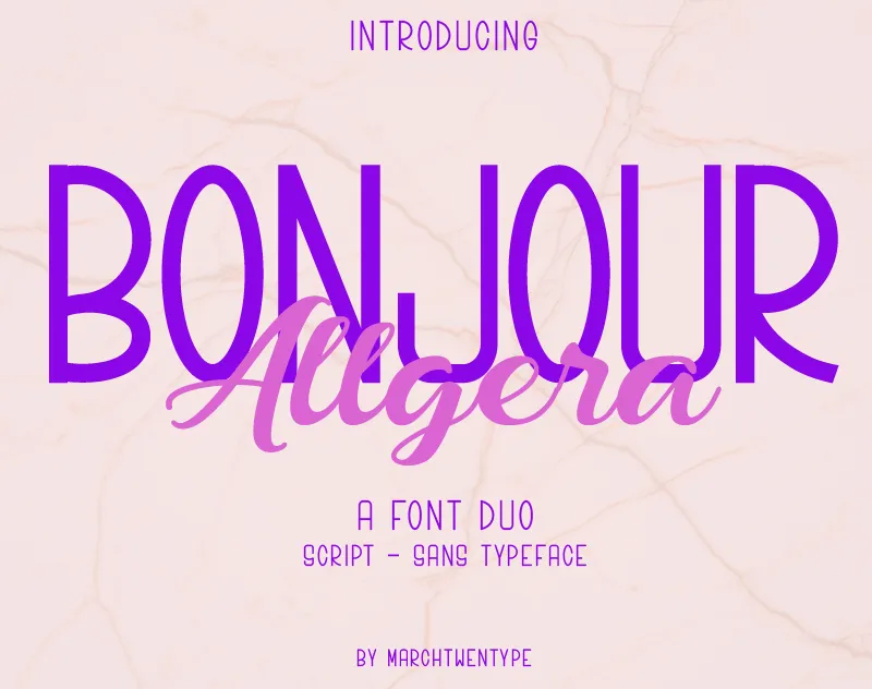 Bonjour Allgera author illustration