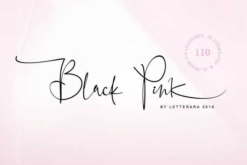 Black Pink Signature author illustration