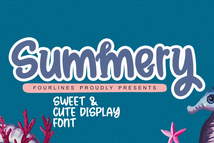 Summery author illustration