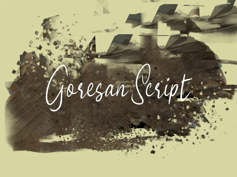 g Goresan Script author illustration