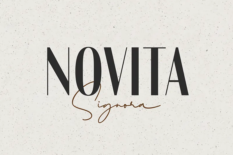 Novita Signora Sans author illustration