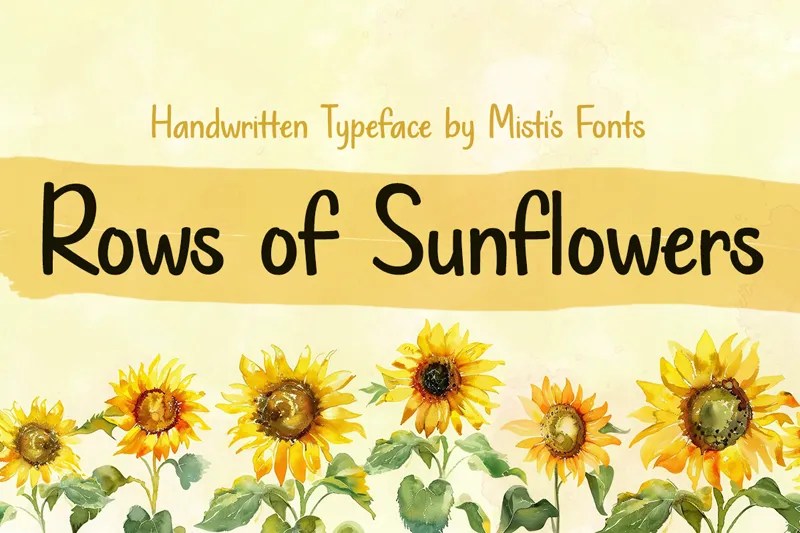 Rows of Sunflowers author illustration