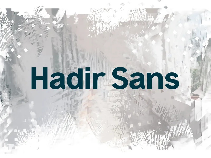 h Hadir Sans author illustration