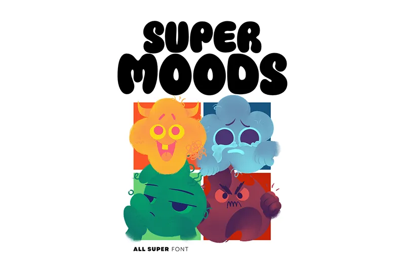 Super Moods author illustration