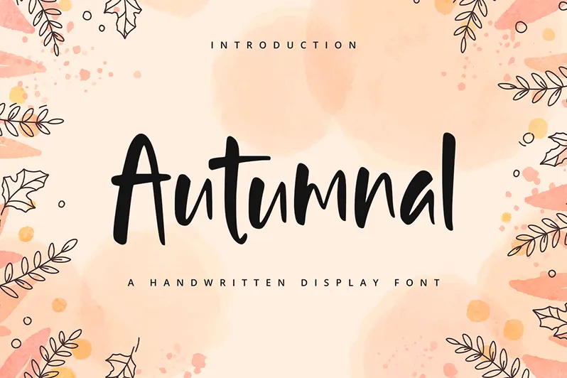 Autumnal author illustration
