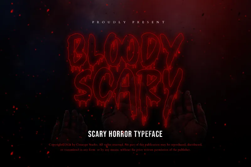 Bloody Scary author illustration