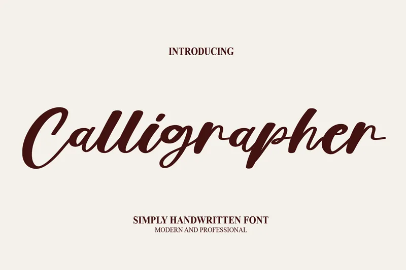 Calligrapher author illustration