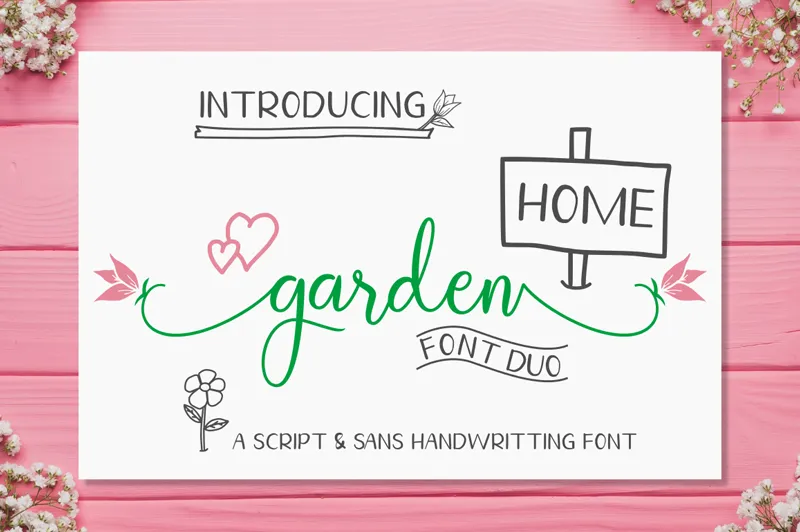 Homegarden Sans author illustration