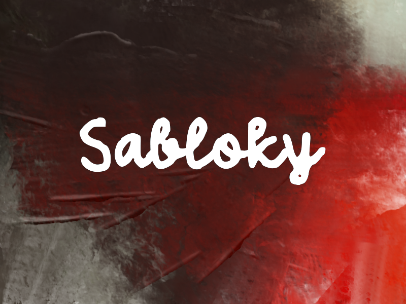 Sabloky author illustration