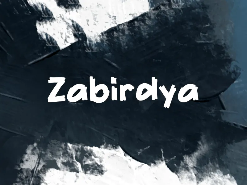 Zabirdya author illustration