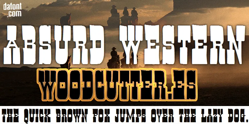 Absurd Western author illustration