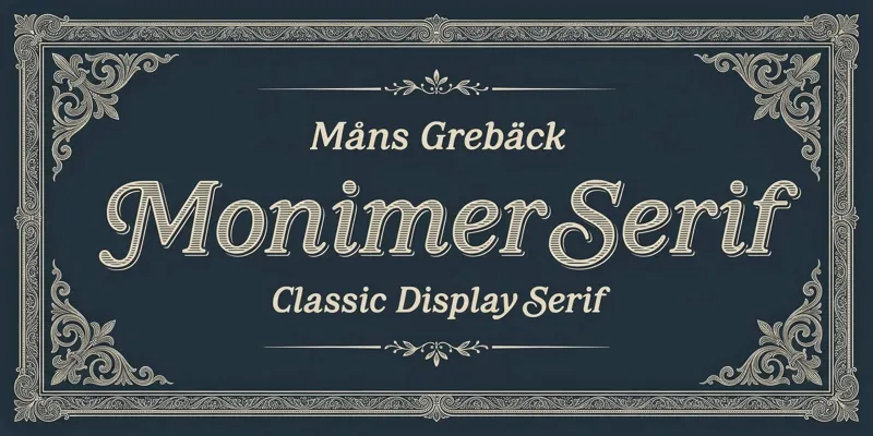 Monimer Serif author illustration