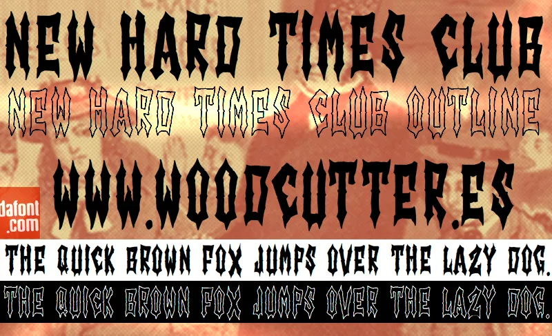 New Hard Times Club author illustration
