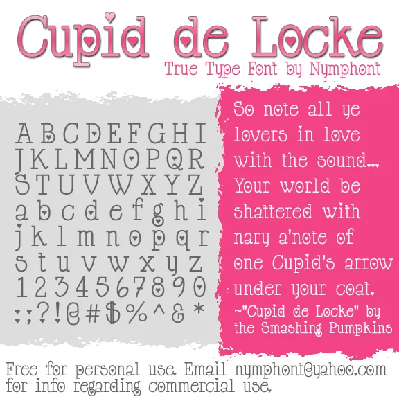 Cupid de Locke author illustration