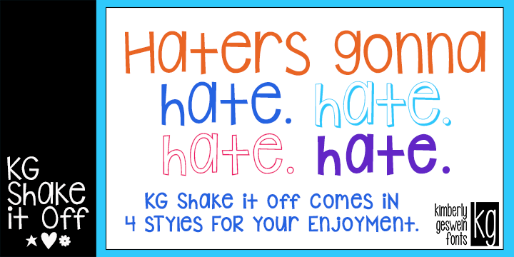 KG Shake it Off author illustration