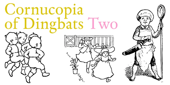 Cornucopia of Dingbats Two author illustration