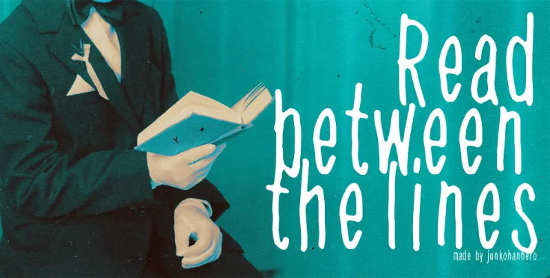 Read between the lines author illustration