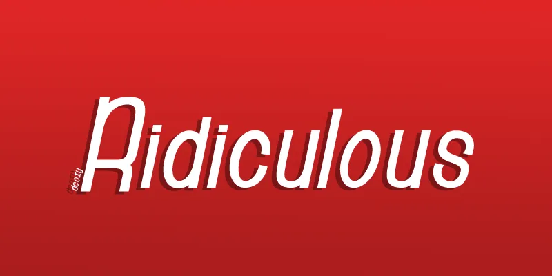 Ridiculous author illustration