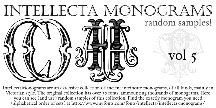 Intellecta Monograms Random Samples Five author illustration