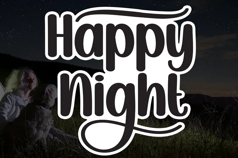 happy night author illustration