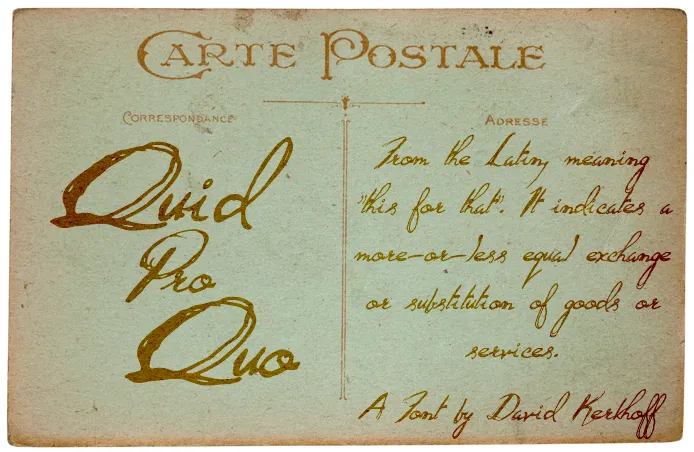 Quid Pro Quo author illustration