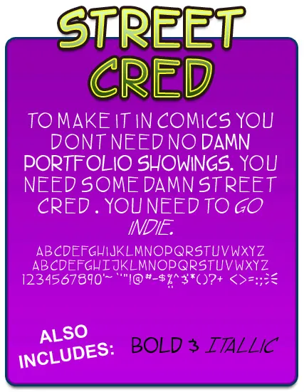 steet cred author illustration