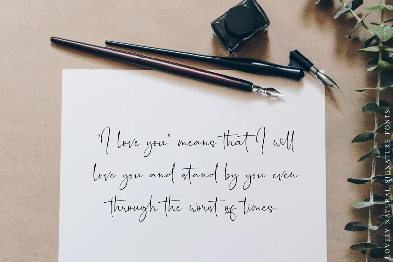 Romantically author illustration