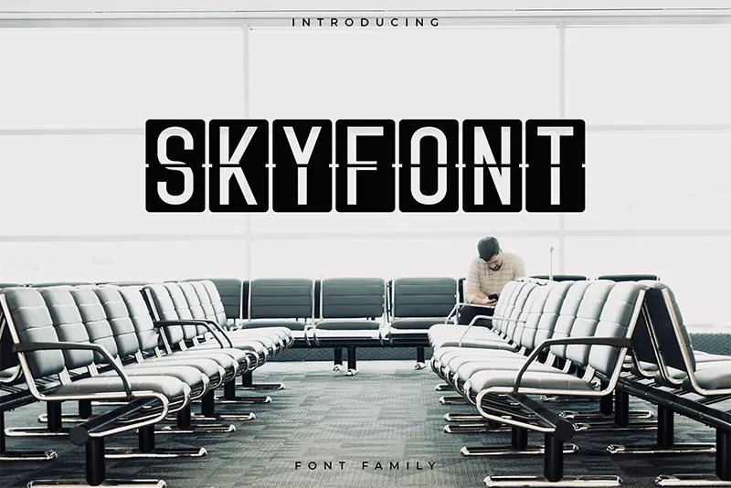 Skyfont author illustration