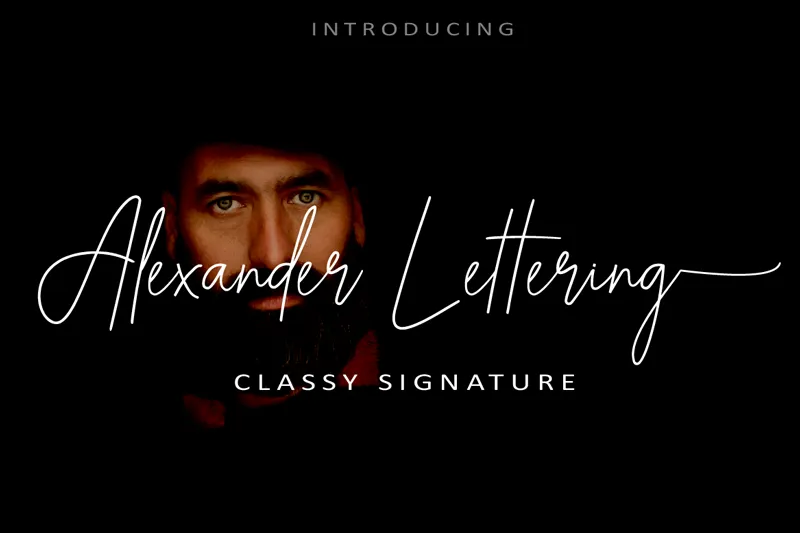 Alexander Lettering author illustration