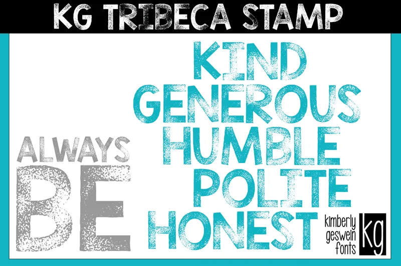 KG TRIBECA STAMP author illustration