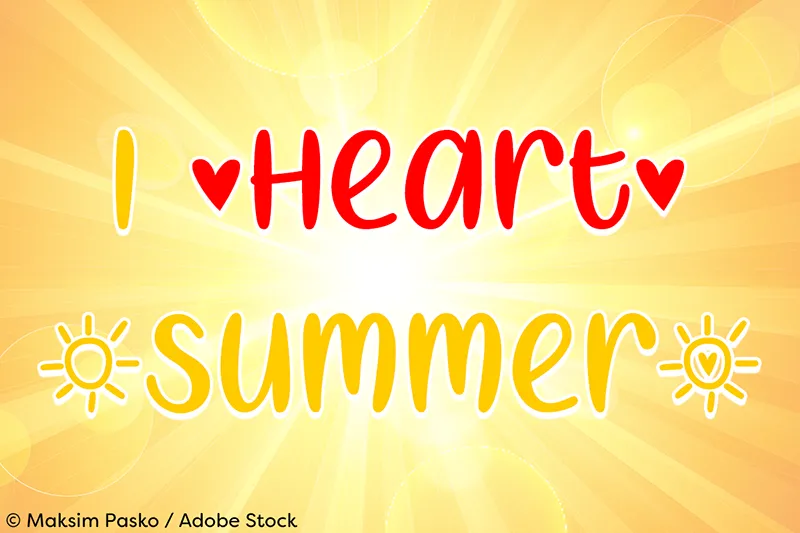 I Heart Summer author illustration