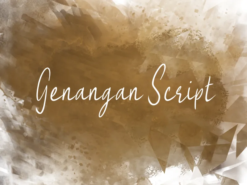 g Genangan Script author illustration
