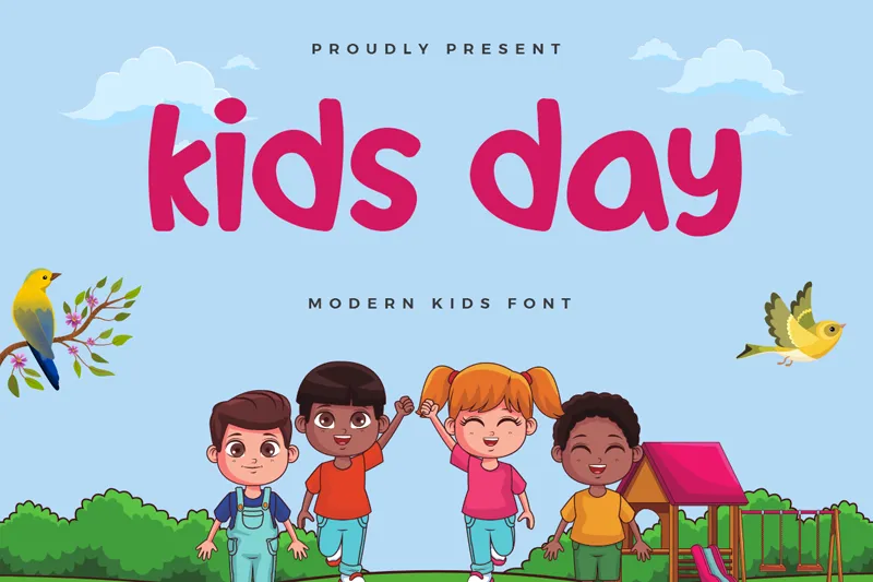 Kids Day author illustration