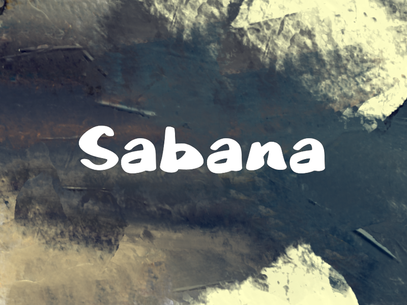 Sabana author illustration