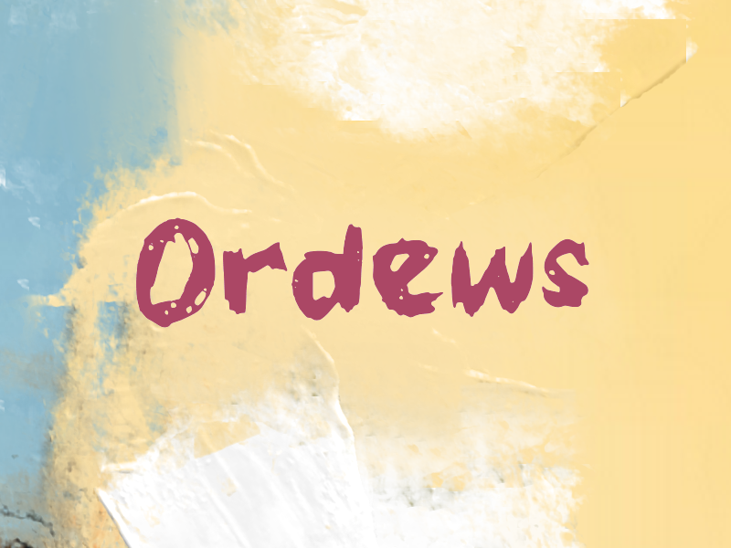 Ordews author illustration