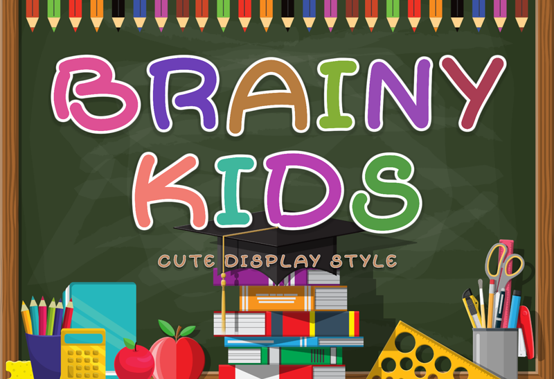 Brainy Kids author illustration
