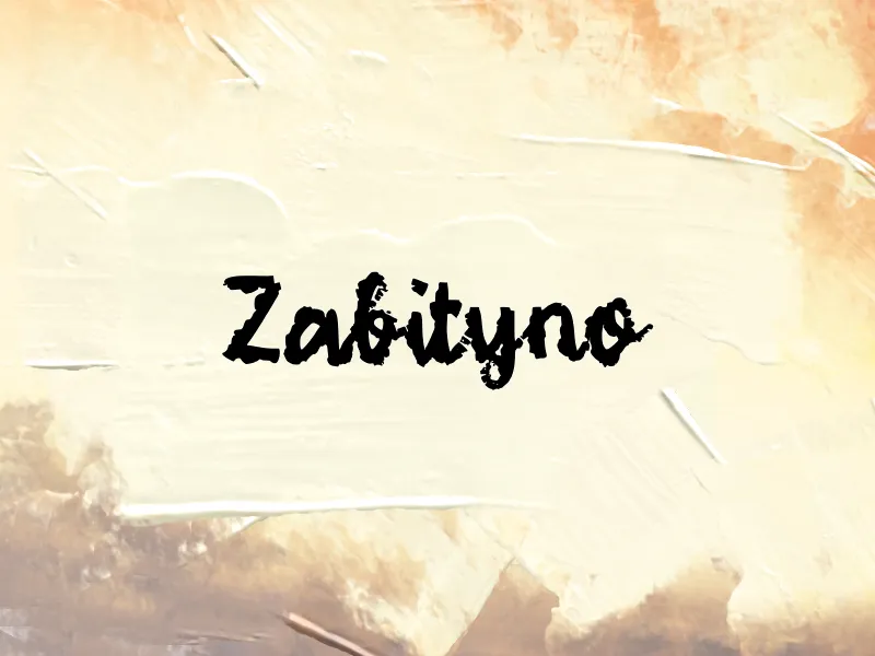 Zabityno author illustration