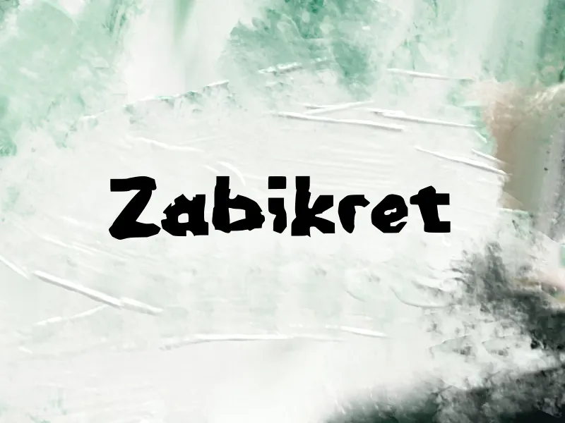 Zabikret author illustration