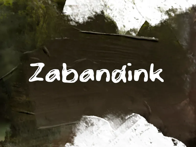 Zabandink author illustration