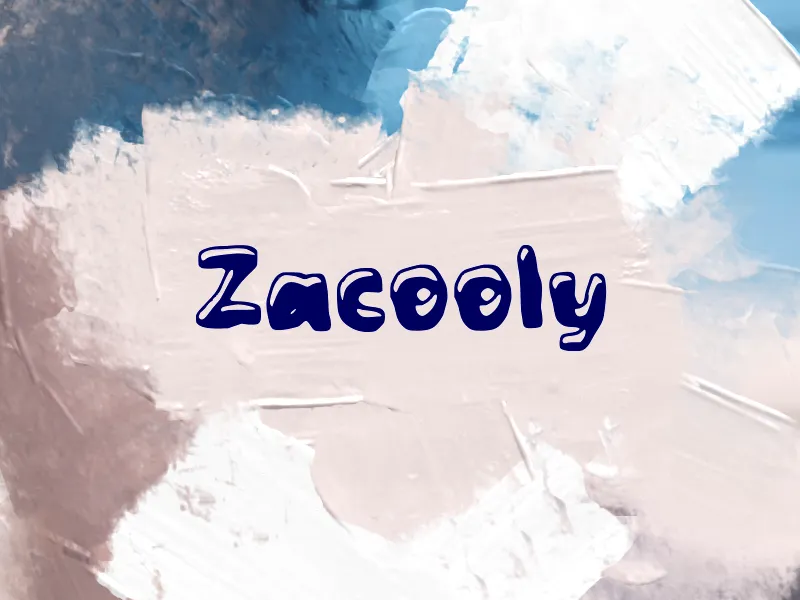 Zacooly author illustration