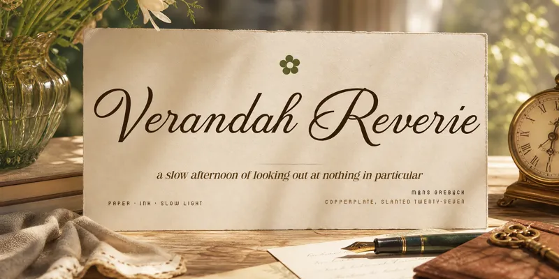 Verandah Reverie author illustration